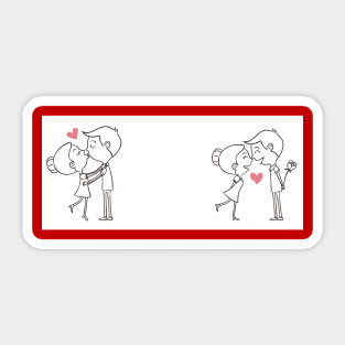 Couple Love gift Sticker